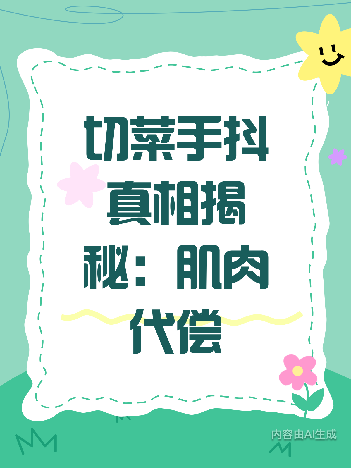 切菜手抖咋回事?肌肉代偿是元凶