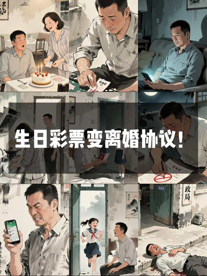 丈夫生日收百万彩票，妻子连夜拟离婚协议，结局亮了
