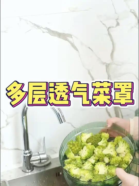 多层透气菜罩四 就这款多层的透气菜罩绝对是你的厨房救星!