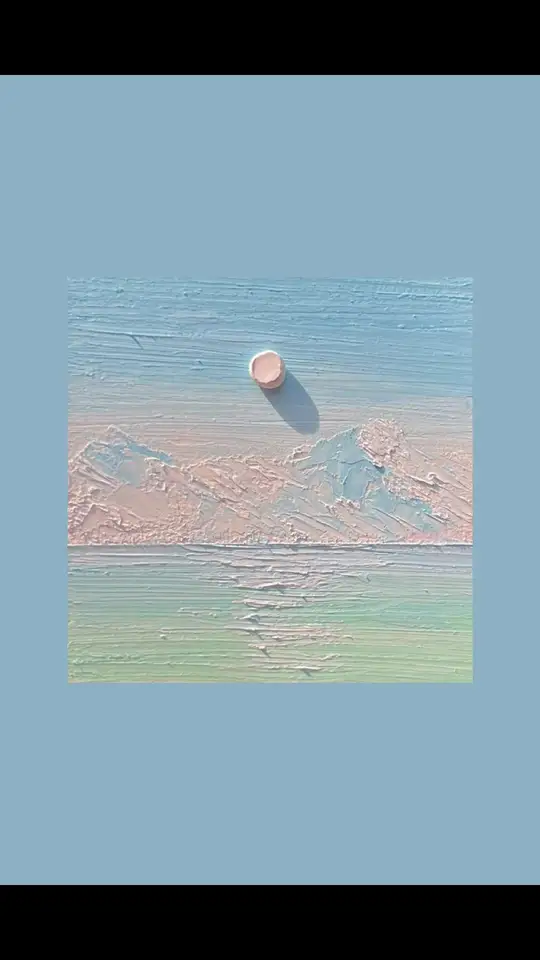 油画棒画视频教程,带你领略风景画绘画过程