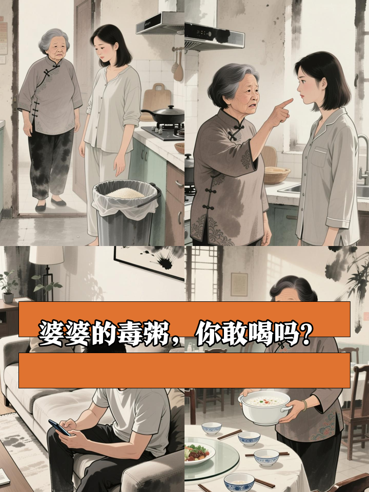 发霉大米煮成粥，婆婆逼全家喝下后……