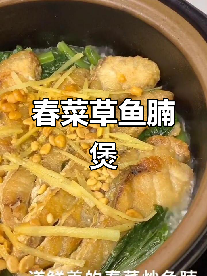 广东潮汕春菜炒鱼腩,简单又美味,家常下饭新选择