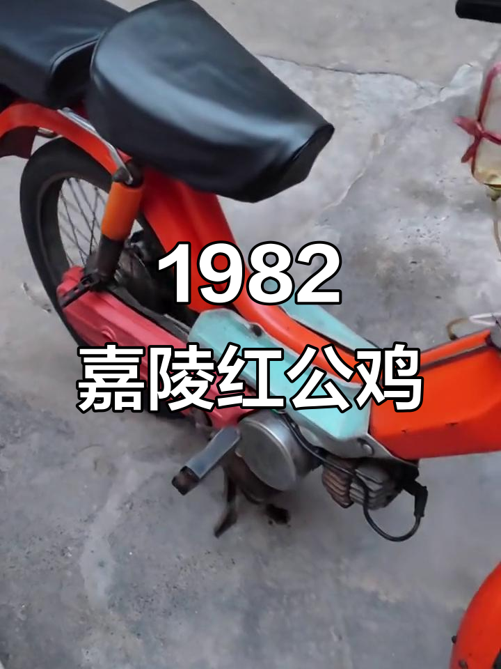 1982年嘉陵红公鸡,本田50经典复古摩托
