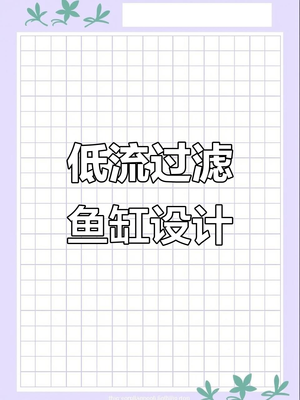 定制鱼缸大揭秘：稳固、低流过滤系统全解析