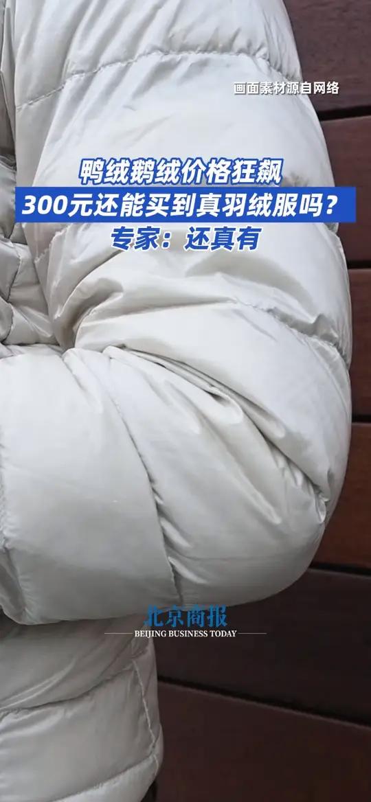 鸭绒鹅绒价格狂飙 300元还能买到真羽绒服吗?专家:还真有 据大众新闻报道,青岛羽绒市场人