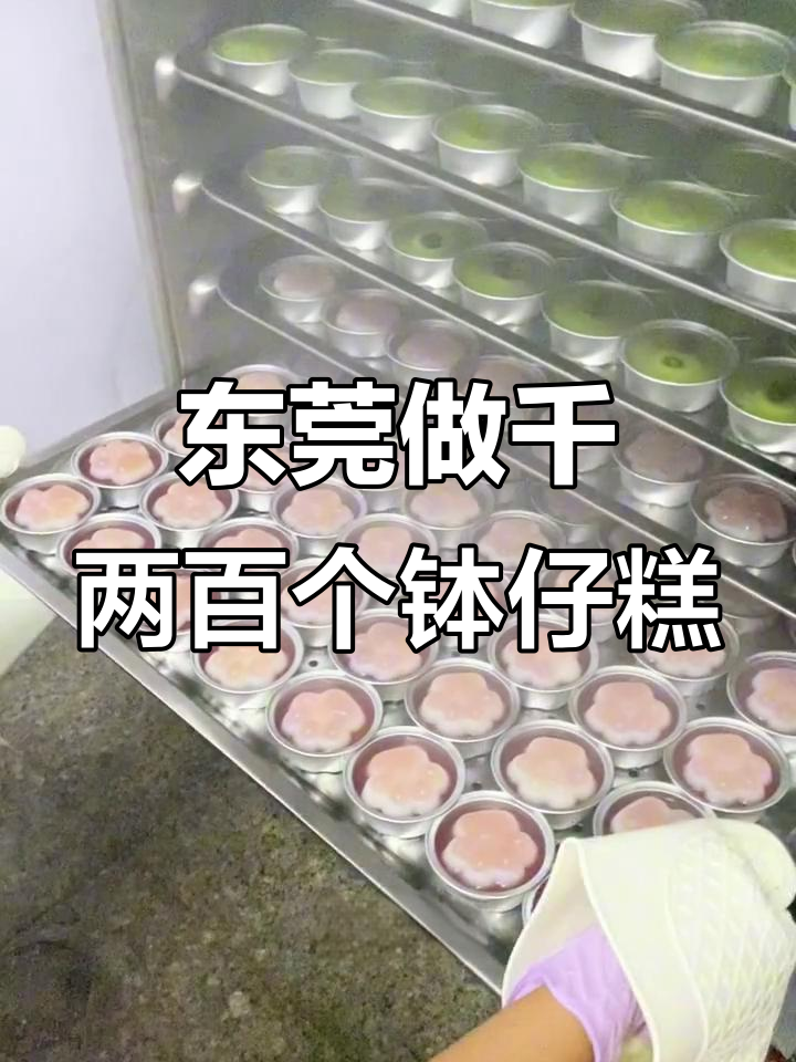 东莞卖钵仔糕,1200个目标轻松搞定