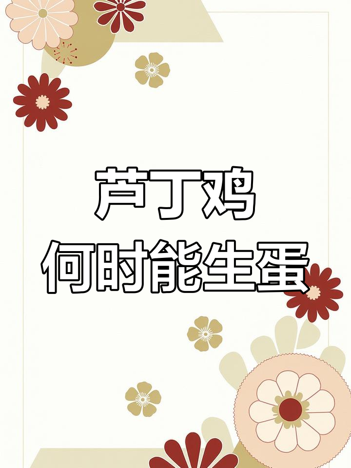 芦丁鸡踩背后如何判断生蛋时机,孵化技巧全揭秘