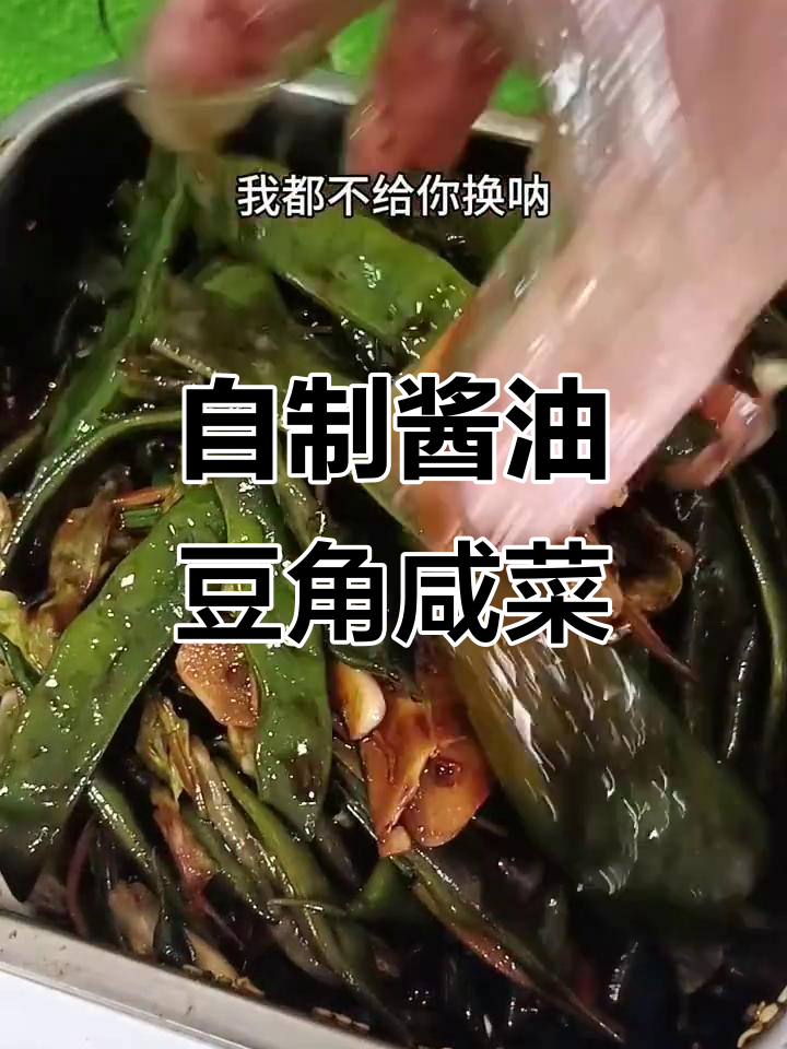 酱香豆角咸菜,轻松腌制美味小菜