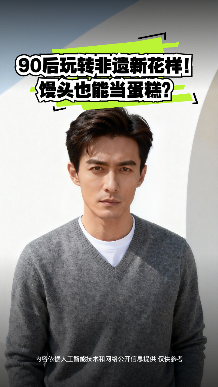 90后玩转非遗新花样！馒头也能当蛋糕？