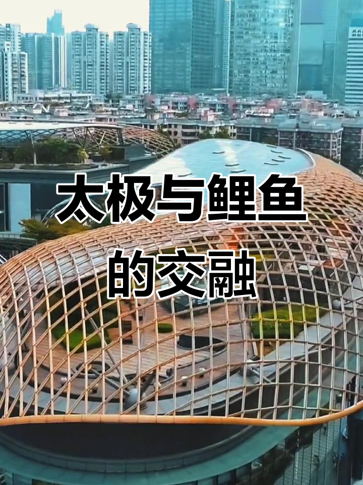 天环广场融合太极与鲤鱼,文化商业完美交织