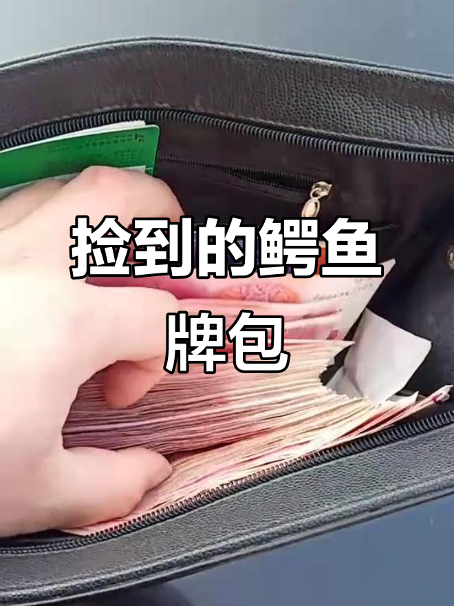 捡到鳄鱼牌包,里面有银行卡和现金,失主快来认领!
