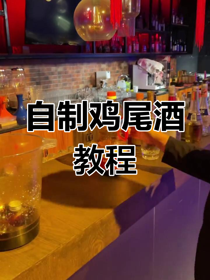 石家庄酒吧自制鸡尾酒教学