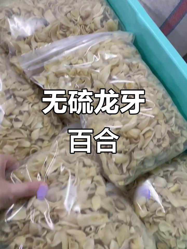 湖南龙牙百合,无硫原色糖水必备!
