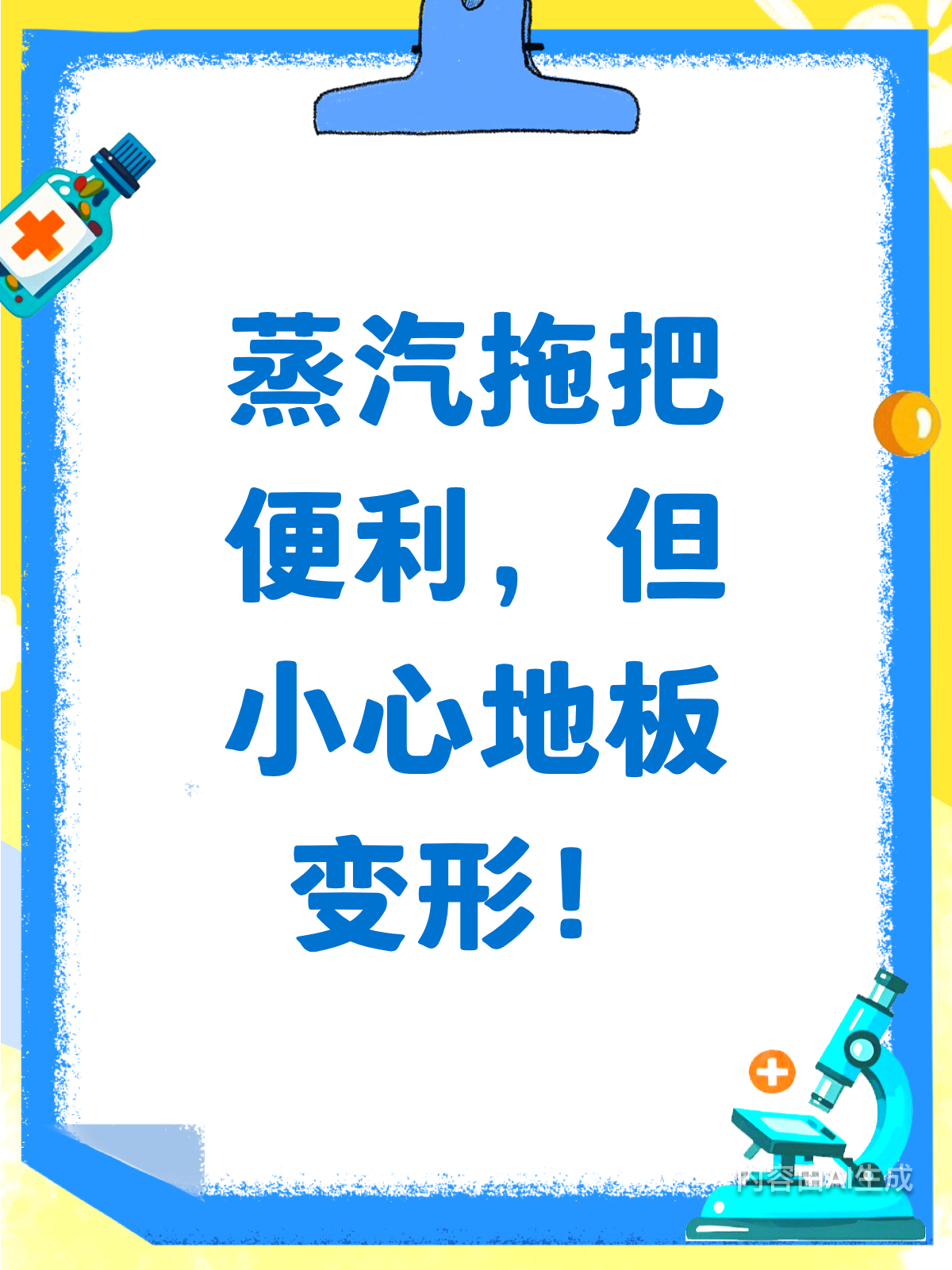 长期用蒸汽拖把拖地,地板变形怎么办?