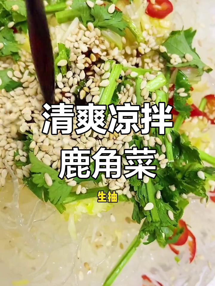 凉拌鹿角菜的做法,脆爽开胃