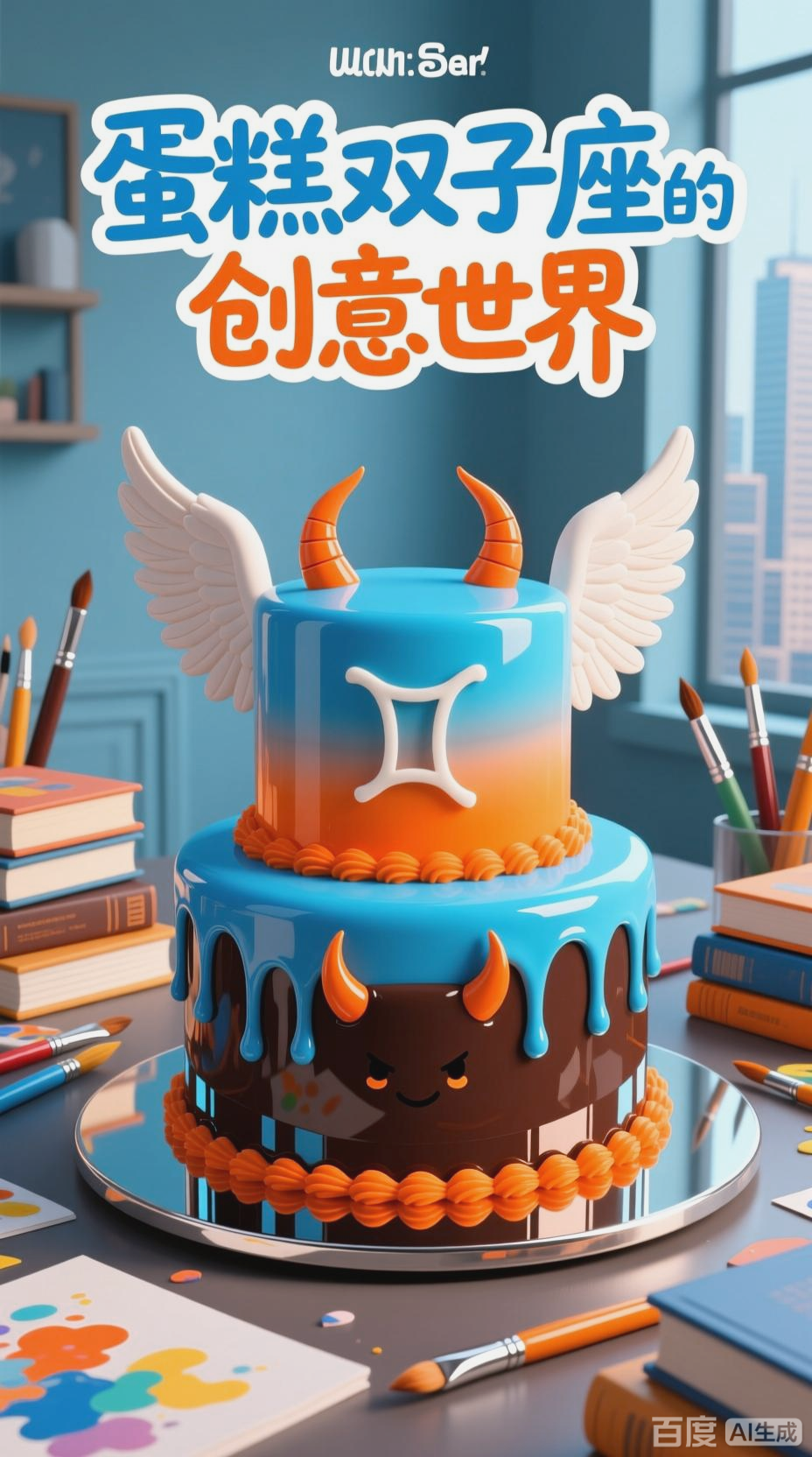 蛋糕双子座的创意世界
