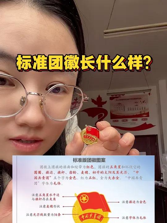 标准团徽是什么样的？一定要认准哦～团徽团徽闪耀 共青团