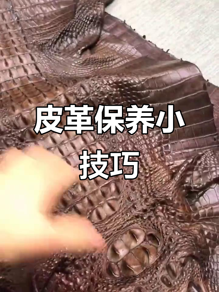 鳄鱼皮需打油抛光,防水效果更持久,日常使用不怕水渍