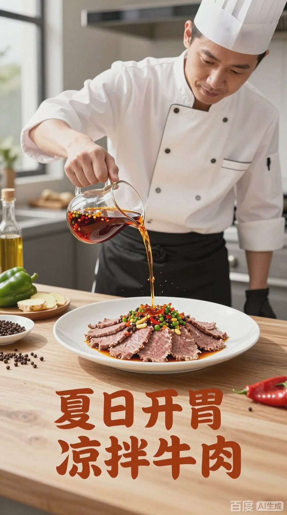 麻辣鲜香凉拌牛肉，夏日开胃佳品