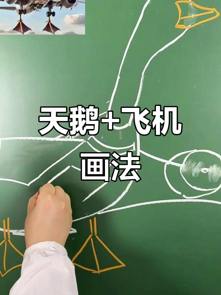 画画挑战:天鹅与飞机碰撞,你能画出什么?