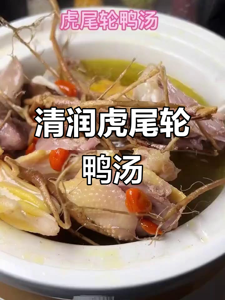 虎尾轮鸭汤，清甜美味，在家轻松煲