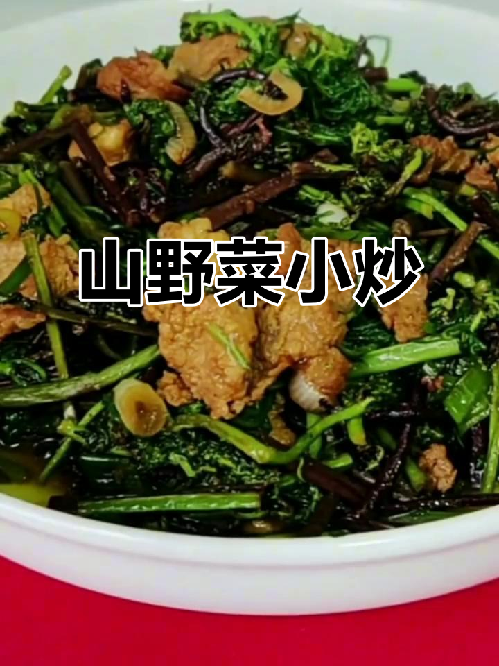 简单又好吃的山野菜炒法,快来学!