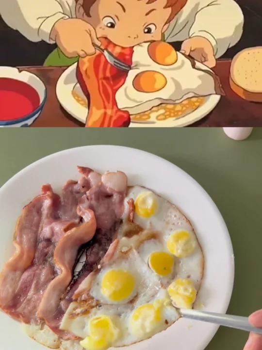 跟着动漫学做早餐