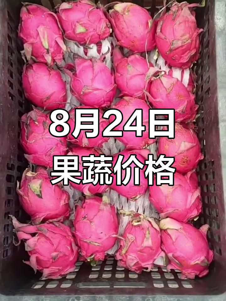 8月24日水果蔬菜价格大揭秘,梨、桃、苹果等全都有!