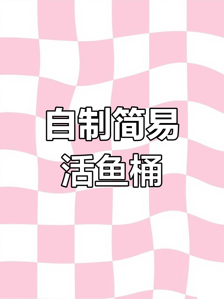 简易活鱼桶制作,钓鱼人必备小技巧