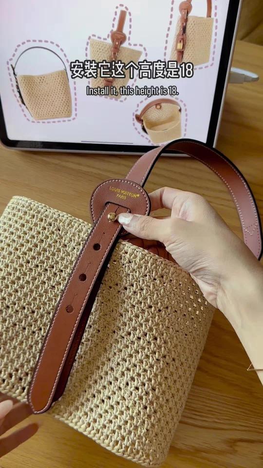 L家all in bb水桶草编包详细视频教程(二)