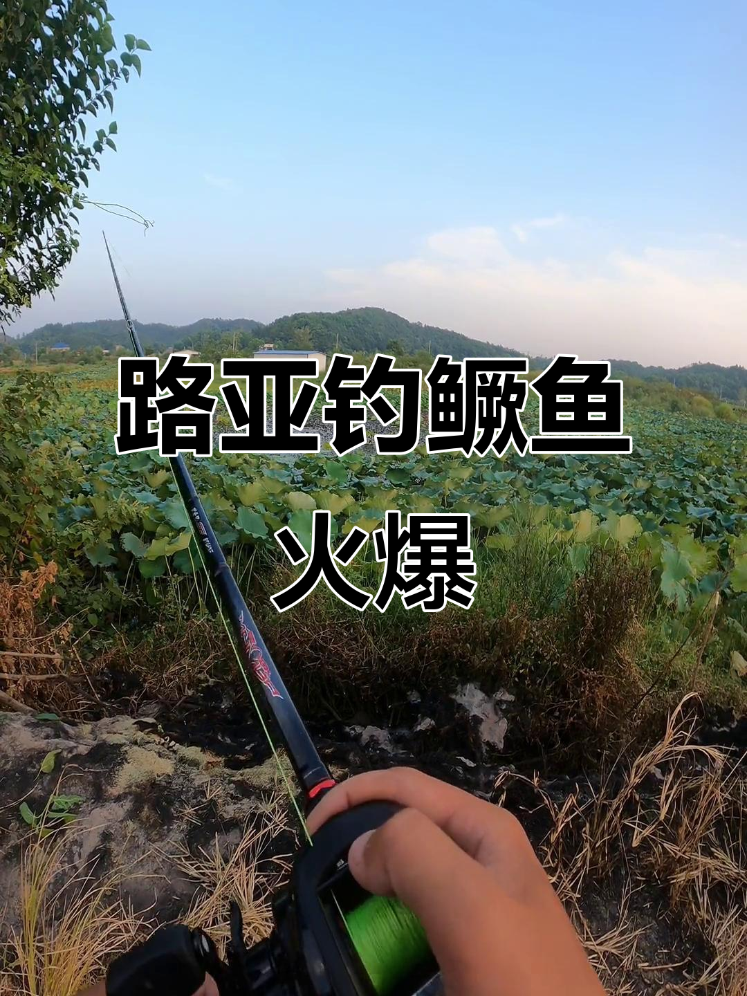 钓鱼成抖音新宠,路亚鳜鱼挑战黑曼巴SE