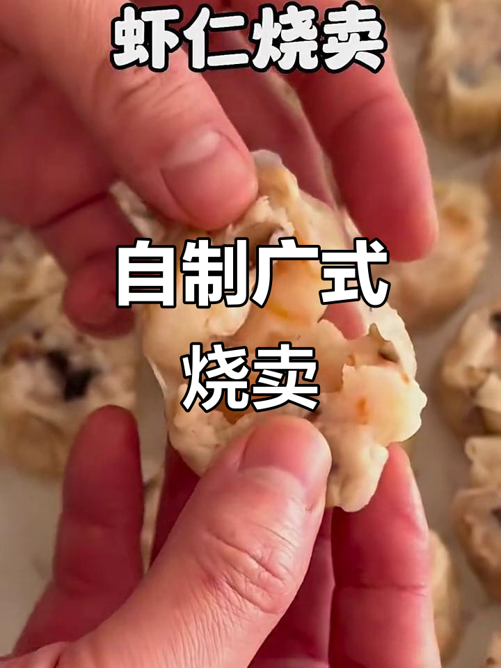 挑战广式烧卖,东北人教你做正宗虾仁猪肉馅