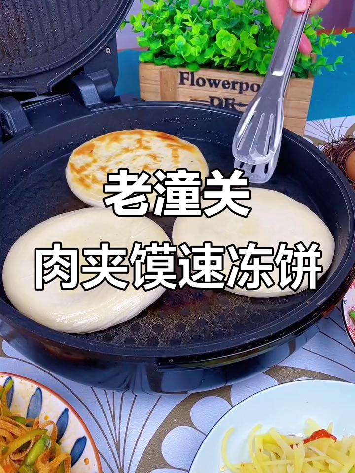 简单又美味，老潼关肉夹馍速冻饼，大人小孩都爱吃