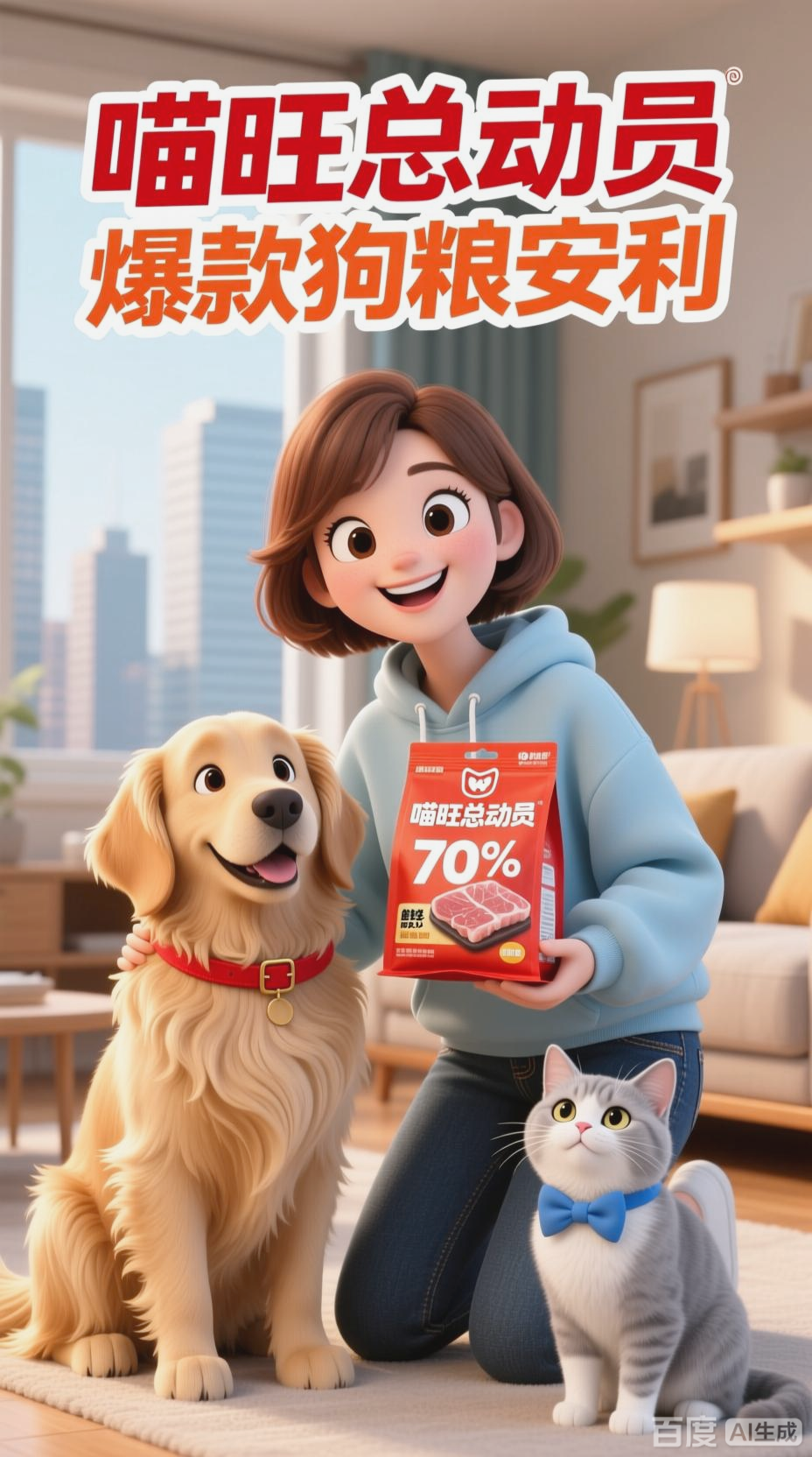 喵旺总动员，毛孩子的快乐粮仓