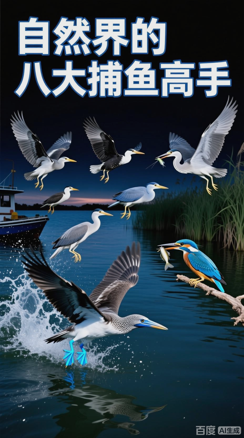 八大捕鱼高手鸟类探秘