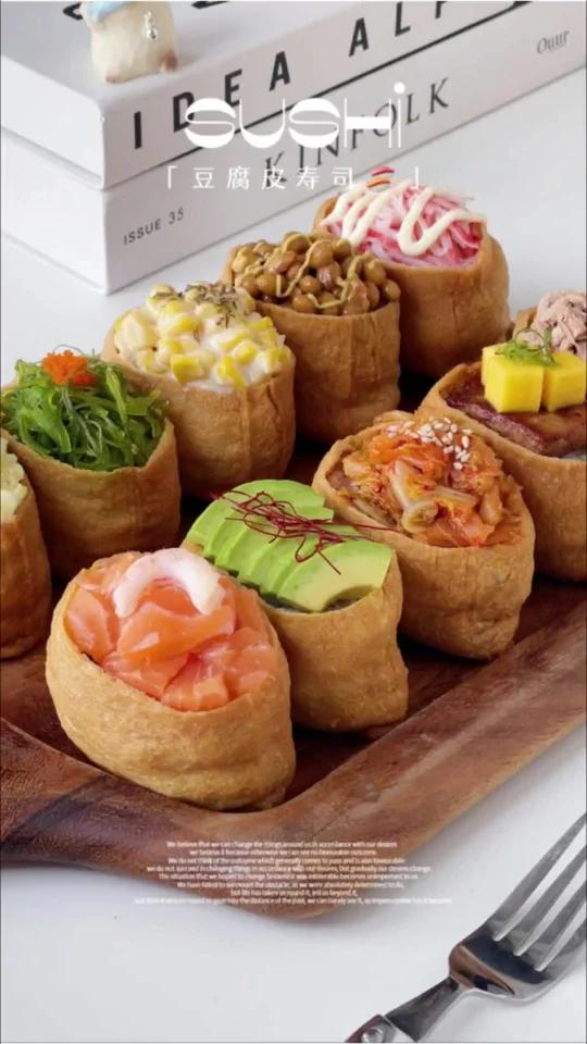 豆腐皮寿司万能公式低卡饱腹还爆浆