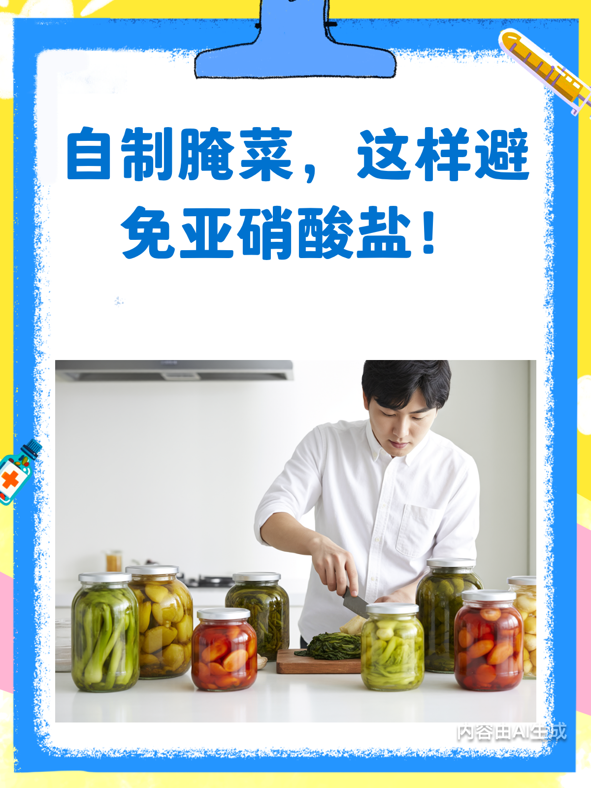 自制腌菜怕亚硝酸盐?安全攻略来啦!