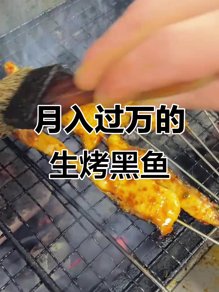 生烤黑鱼片,轻松学会月入过万!