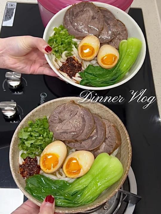 二人食|酱牛肉汤面简单煮煮就很哇塞