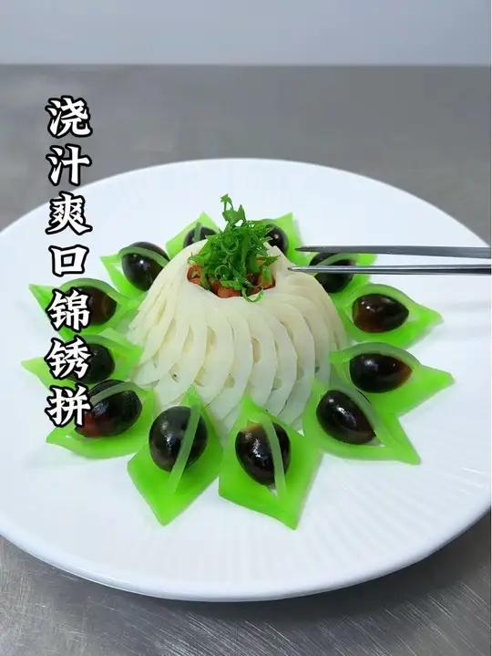 莴笋,莲藕,花生,鹌鹑蛋只需简单搭配就能做爽口有创意的小凉菜