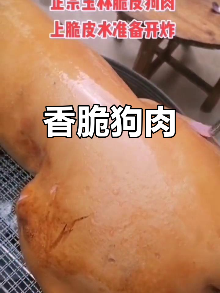 玉林脆皮狗肉,三滚工艺外酥里嫩