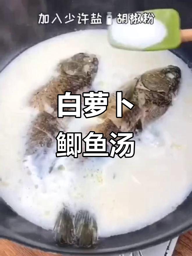 鲫鱼汤做法大揭秘,白萝卜搭配更美味