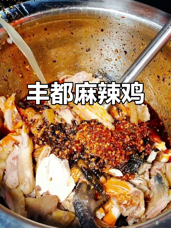 丰都麻辣鸡，每天只做这一道美味小吃