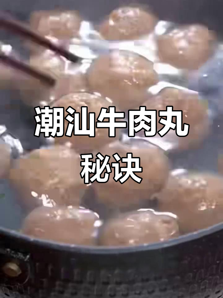 揭秘潮汕牛肉丸销量冠军,手打正宗做法大公开!