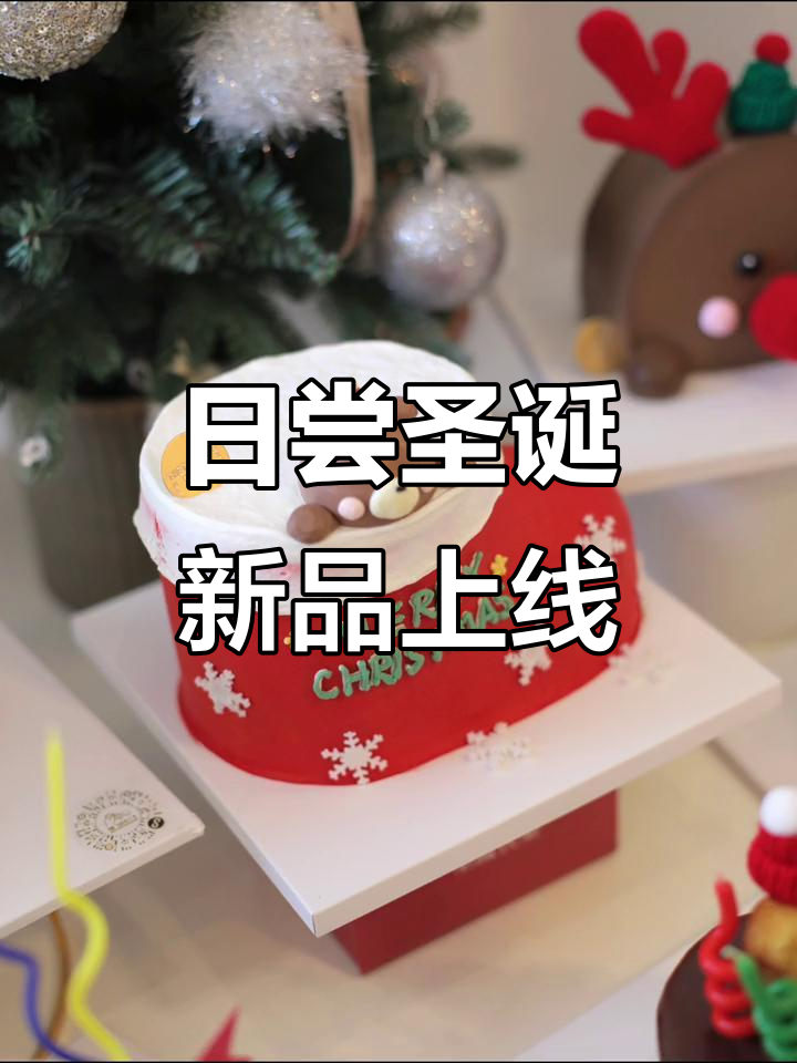 哈尔滨圣诞新品大揭秘,动物奶油蛋糕来袭!
