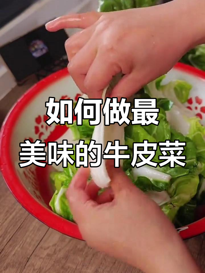 春天才能吃到的美味牛皮菜,做法超简单