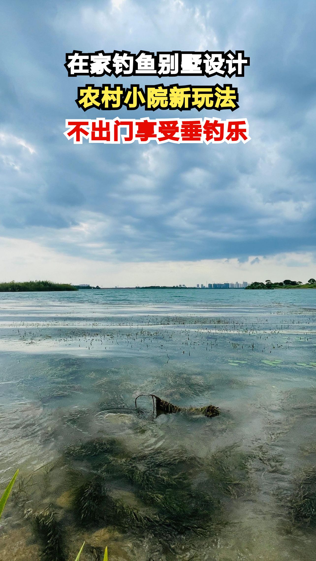 城里人羡慕的农家别墅,推开门就能钓鱼!这设计太绝了