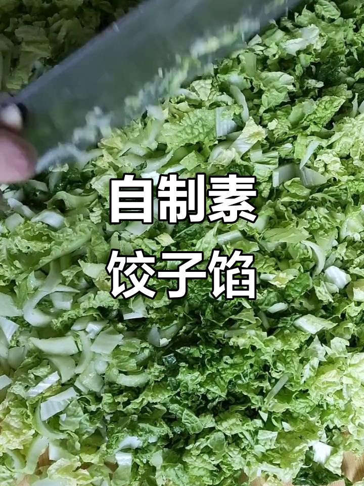 素水饺馅儿的独特做法,白菜和红薯粉条的完美搭配