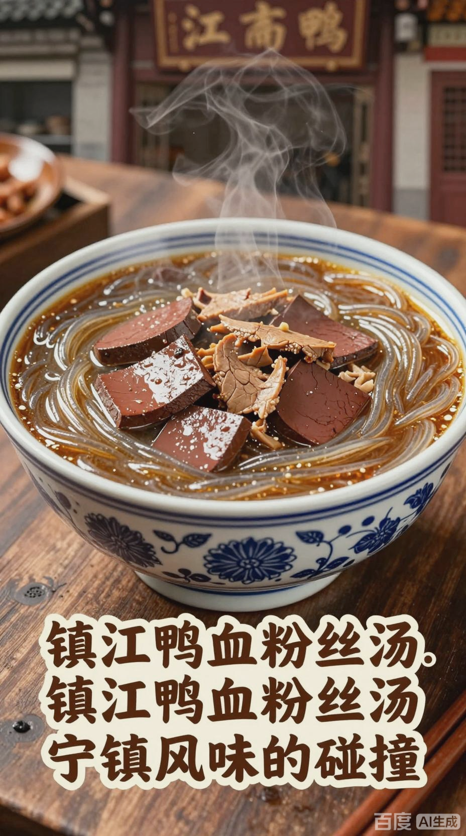 鸭血粉丝汤：镇江与南京的美味碰撞
