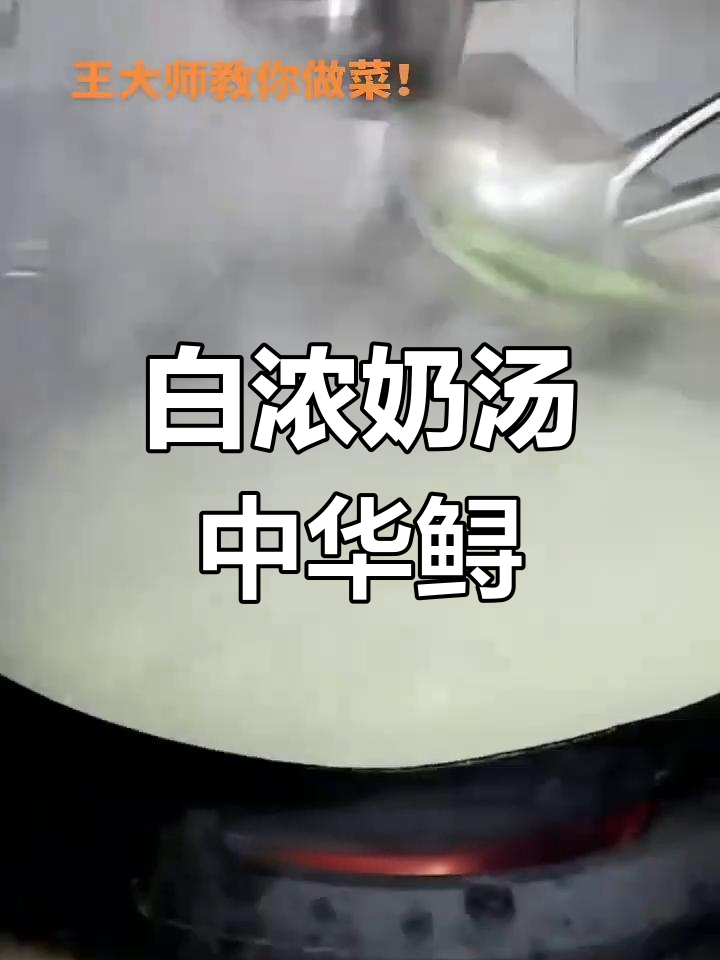 奶汤中华鲟,浓白如乳,做法全揭秘
